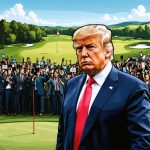 Trumpo 400 mln. JAV dolerių kriptovaliutų gala: aktyvistai įsiveržia į golfo aikštyną, kai elitas investuoja į prezidento skaitmeninę ateitį